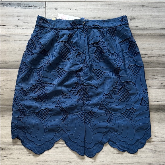 NWT Lilly Pulitzer Navy Mini Skirt - Picture 5 of 5